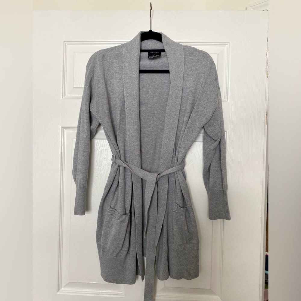 Esmara Women’s Belted Cardigan | Small | Gray